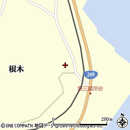 石川県穴水町（鳳珠郡）根木（ハ）周辺の地図