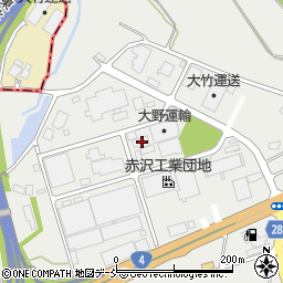 株式会社アベ化成　福島工場周辺の地図