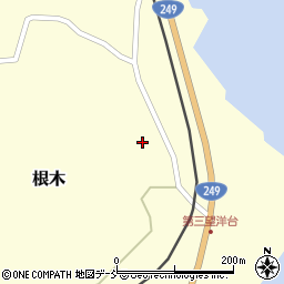 石川県穴水町（鳳珠郡）根木（ろ）周辺の地図