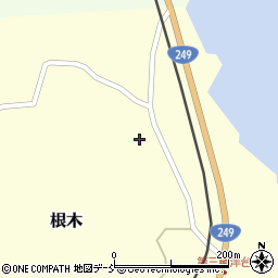 石川県鳳珠郡穴水町根木イ周辺の地図