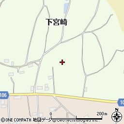 福島県矢吹町（西白河郡）下宮崎周辺の地図