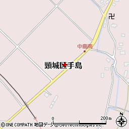 新潟県上越市頸城区手島周辺の地図