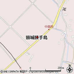 新潟県上越市頸城区手島周辺の地図