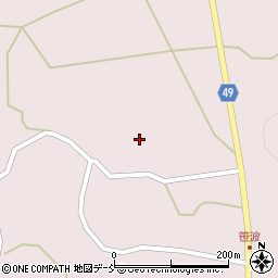 石川県羽咋郡志賀町笹波ソ周辺の地図
