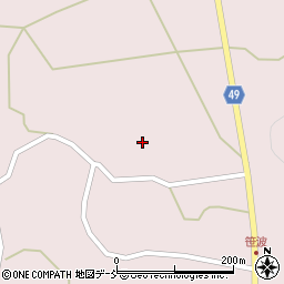 石川県志賀町（羽咋郡）笹波（ソ）周辺の地図