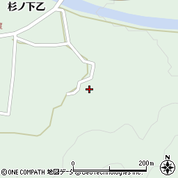 福島県南会津町（南会津郡）静川（坊村乙）周辺の地図