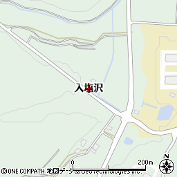 福島県白河市大信中新城入塩沢周辺の地図