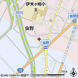 新潟県魚沼市虫野13周辺の地図