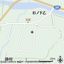 福島県南会津郡南会津町静川中沢田乙周辺の地図