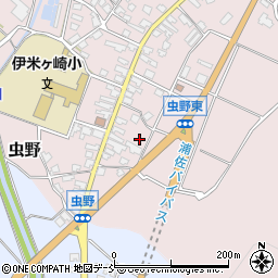 新潟県魚沼市虫野周辺の地図