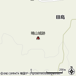 鴫山城跡周辺の地図