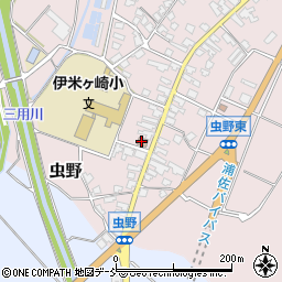 伊米ヶ崎郵便局周辺の地図