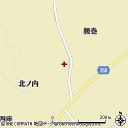 福島県いわき市三和町中三坂（北ノ内）周辺の地図
