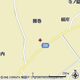 福島県いわき市三和町中三坂腰巻周辺の地図