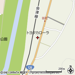 トヨタカローラ福島田島店周辺の地図