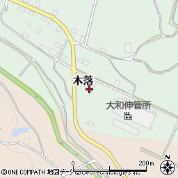 新潟県十日町市木落190周辺の地図