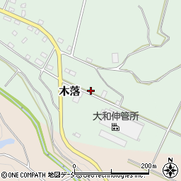 新潟県十日町市木落166周辺の地図