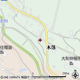 新潟県十日町市木落250周辺の地図