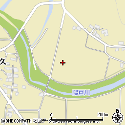 福島県白河市大信下新城（西川原）周辺の地図