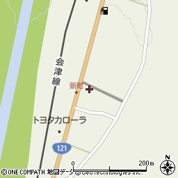 福島民報社田島新聞販売センター周辺の地図