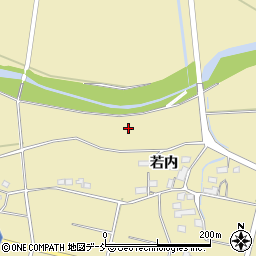 福島県白河市大信下新城梅ノ木周辺の地図