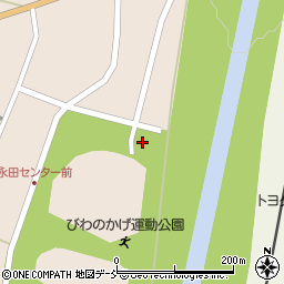 南会津町・田島びわのかげ運動公園周辺の地図