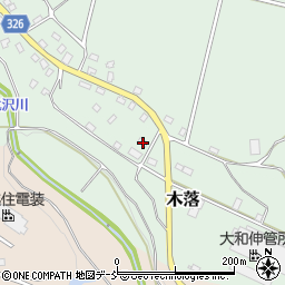 新潟県十日町市木落230周辺の地図