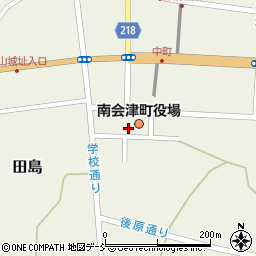 南会津町役場　住民生活課周辺の地図