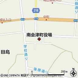 福島県南会津町（南会津郡）周辺の地図