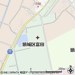 新潟県上越市頸城区富田周辺の地図