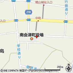 南会津町社協指定訪問入浴介護事業所周辺の地図