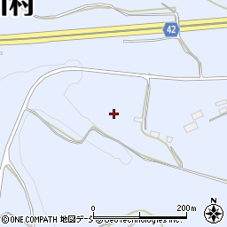 福島県石川郡玉川村川辺堂平周辺の地図