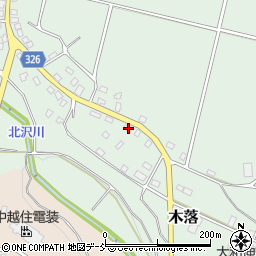 新潟県十日町市木落220周辺の地図