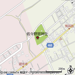 佐々野宮神社周辺の地図
