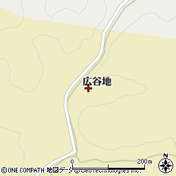 福島県平田村（石川郡）中倉（広谷地）周辺の地図
