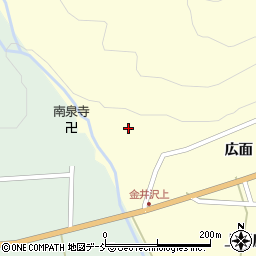福島県南会津町（南会津郡）金井沢（上村）周辺の地図