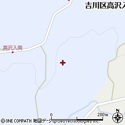新潟県上越市吉川区高沢入143周辺の地図