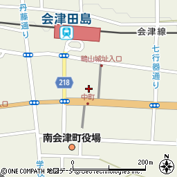東邦銀行田島支店 ＡＴＭ周辺の地図