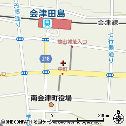 東邦銀行田島支店 ＡＴＭ周辺の地図