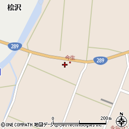 福島県南会津町（南会津郡）永田（大道上）周辺の地図
