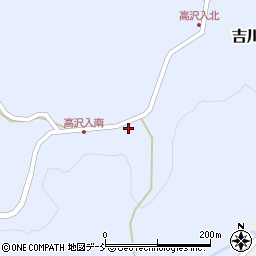 新潟県上越市吉川区高沢入407周辺の地図