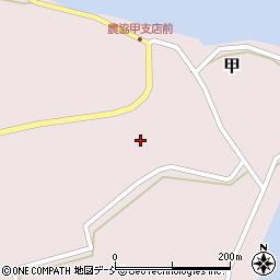 石川県鳳珠郡穴水町小甲周辺の地図