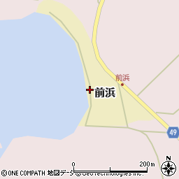 石川県羽咋郡志賀町前浜ウ周辺の地図