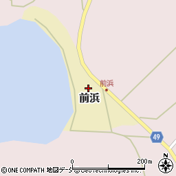 石川県羽咋郡志賀町前浜周辺の地図