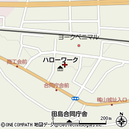 南会津町商工会周辺の地図