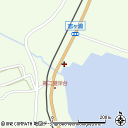 石川県鳳珠郡穴水町志ケ浦ト周辺の地図