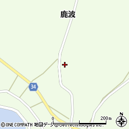 石川県鳳珠郡穴水町鹿波ツ周辺の地図