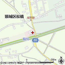 新潟県上越市頸城区松橋新田周辺の地図