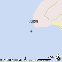 北脇崎周辺の地図
