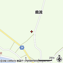 石川県鳳珠郡穴水町鹿波イ周辺の地図